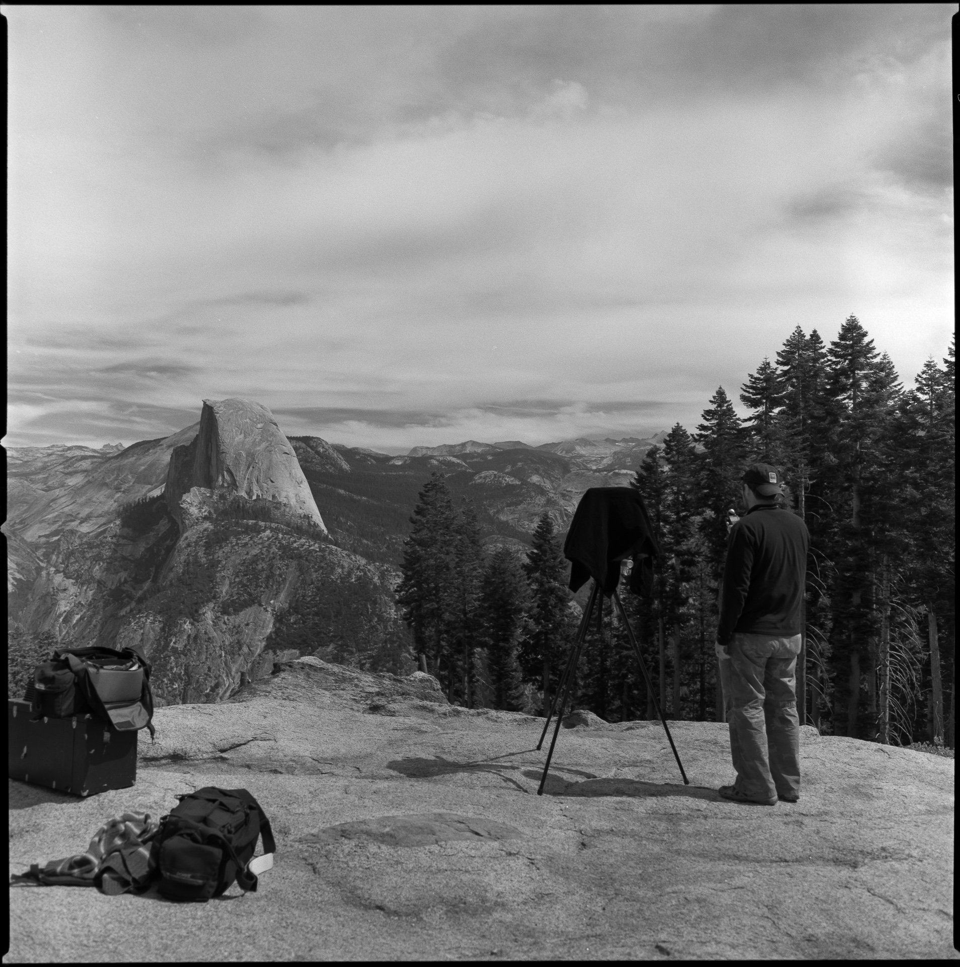 Jason Shooting Half Dome