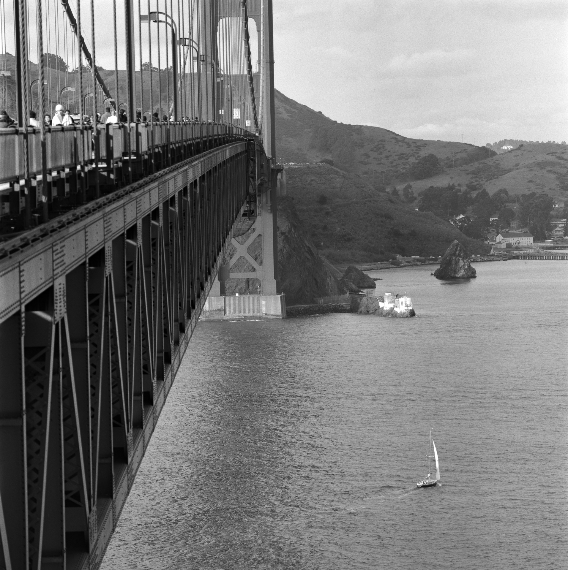 Looking North from the Golden Gate Bridge