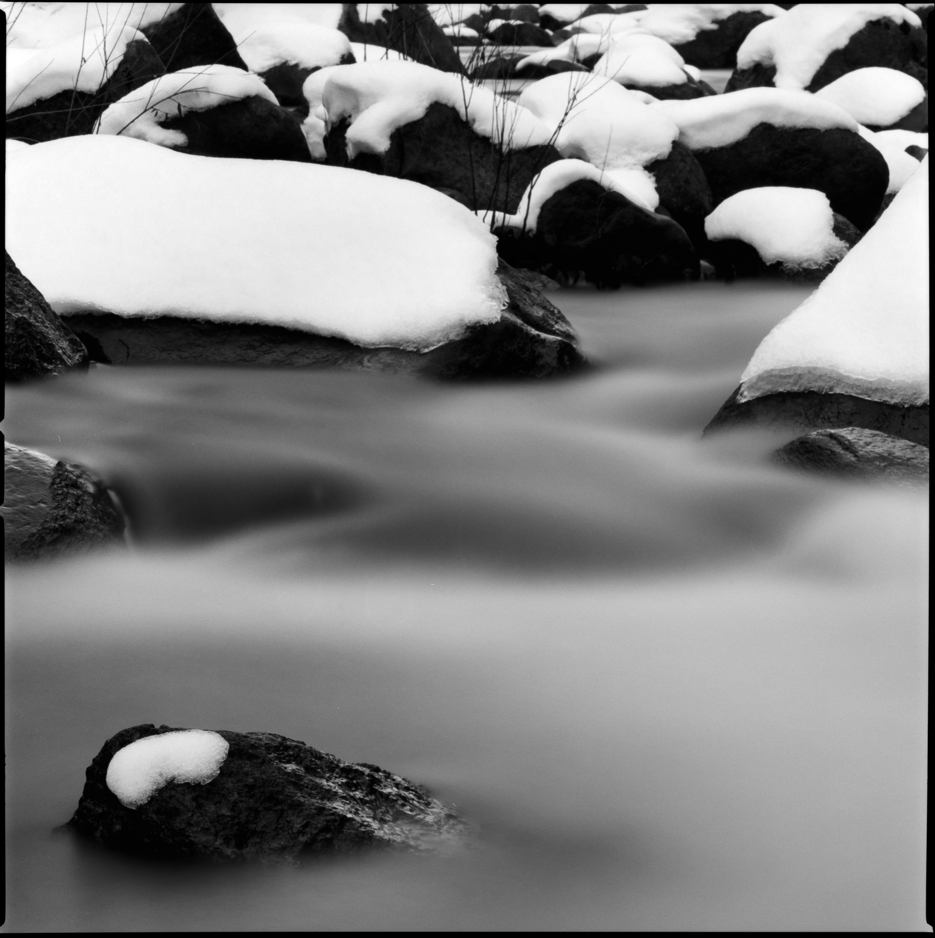 Yosemite Valley – The Semi-Frozen Merced River