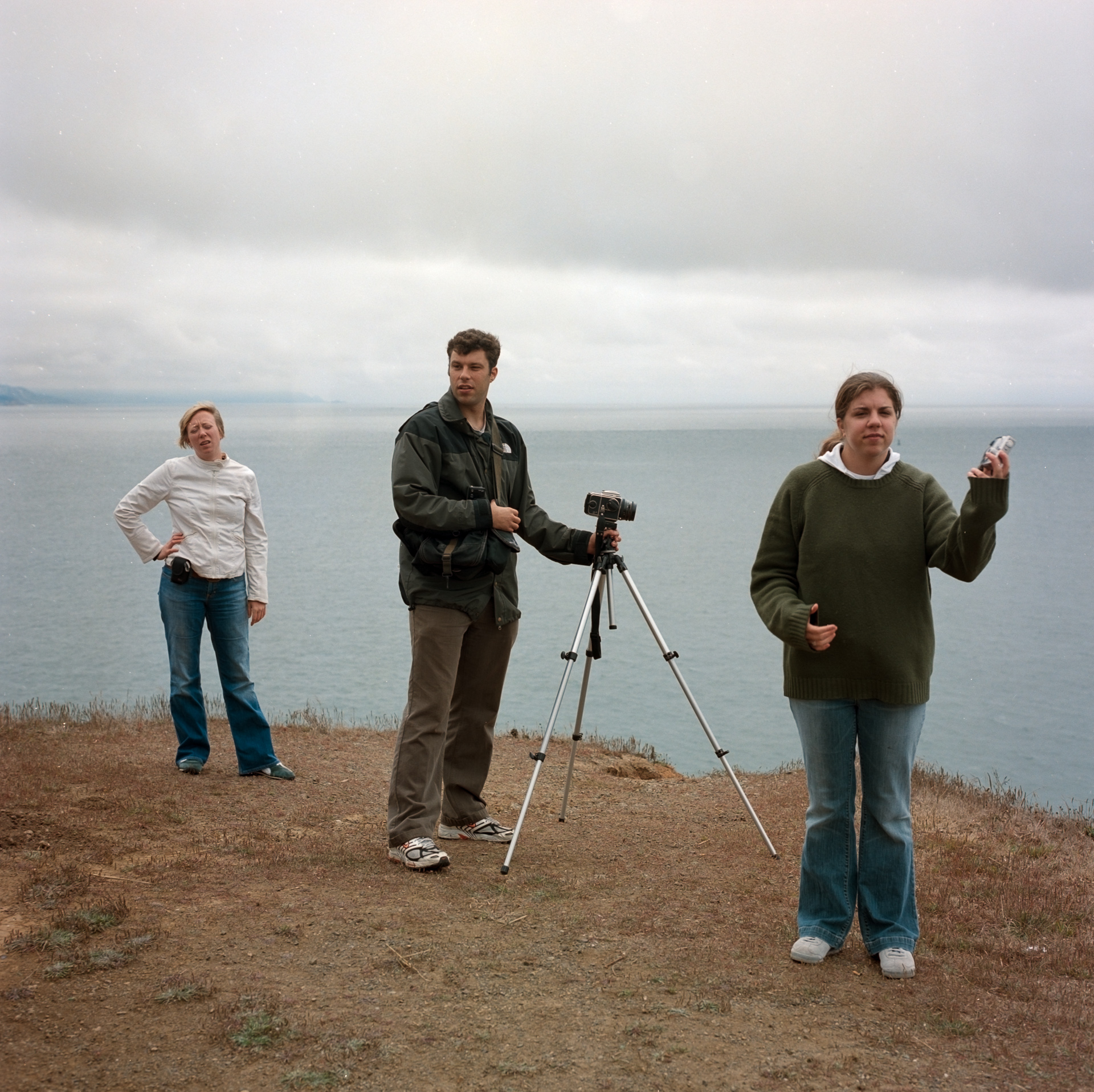 Chris and Katherine, just minutes before their plane takes off