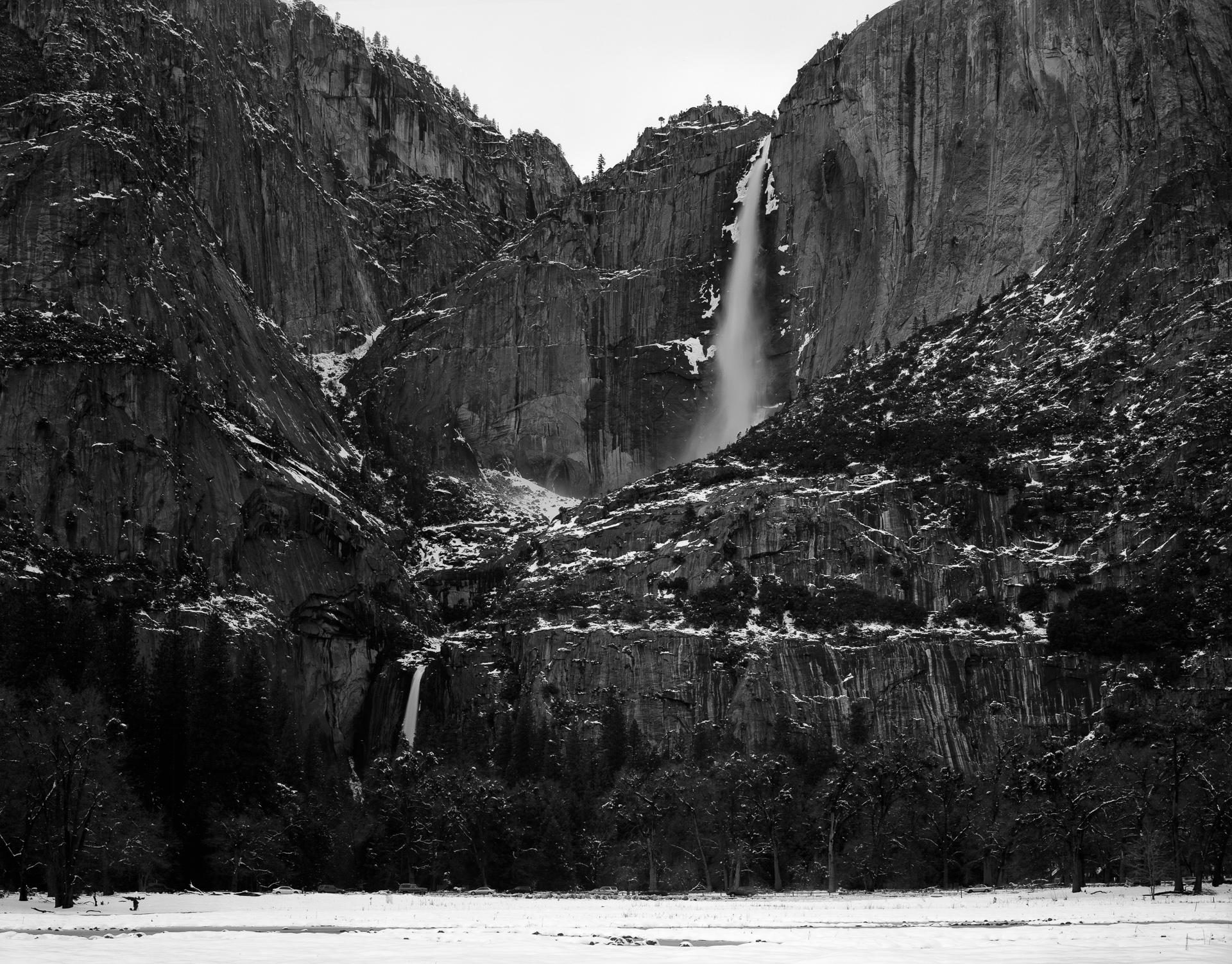 Both Lower and Upper Yosemite Falls
